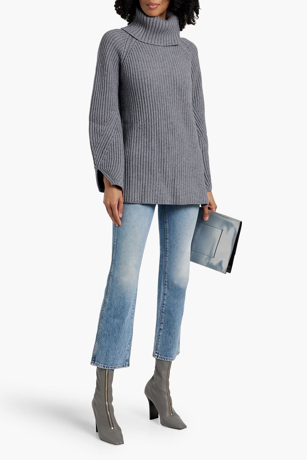 Jean Khaite Vivian Bootcut Flare - Taille 25 - Bleu Medium - Coton - Occasion